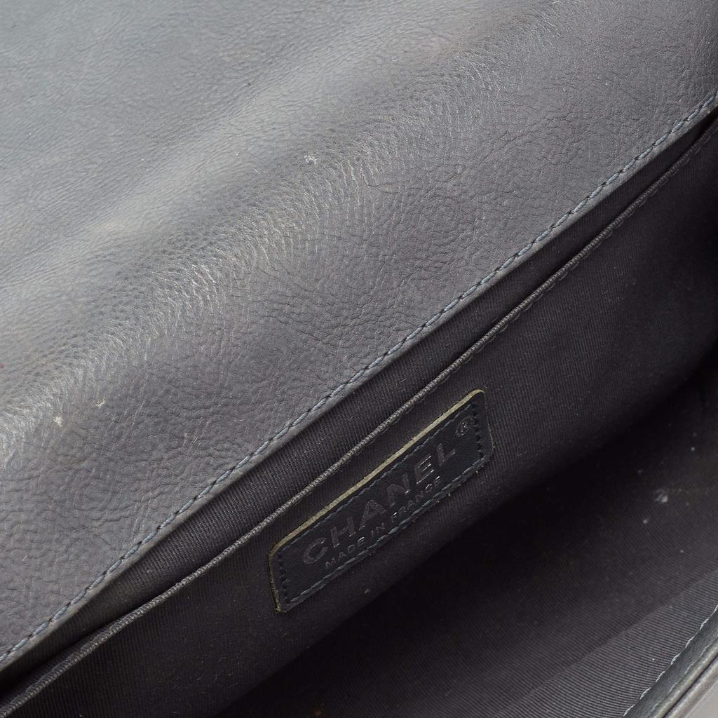 Chanel Grey Quilted Leather Medium Paris Dallas Boy Flap Bag商品第8张图片规格展示