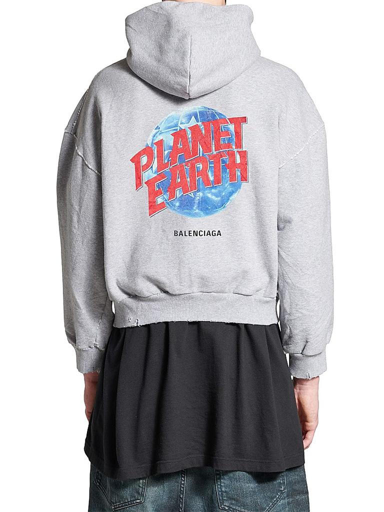 Shop Planet Earth Zip-Up Hoodie Regular Fit on Sale at BeyondStyle