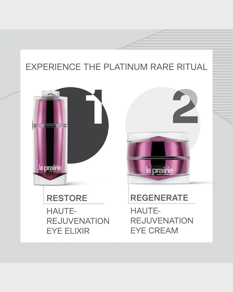 商品La Prairie|Platinum Rare Haute-Rejuvenation Eye Cream, 0.67 oz.,价格¥8414,第5张图片详细描述