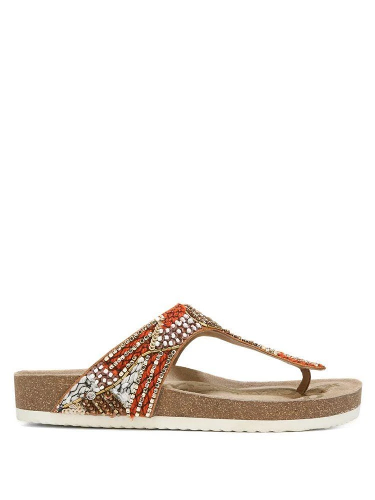商品Sam Edelman|Olivie 4 Embellished Satin Footbed Sandals,价格¥680,第3张图片详细描述