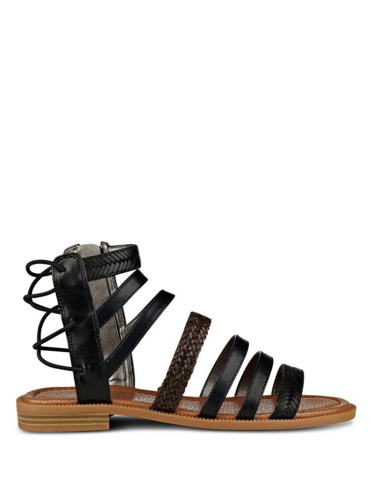 商品Nine West|Xema Leather Caged Sandals,价格¥208,第5张图片详细描述