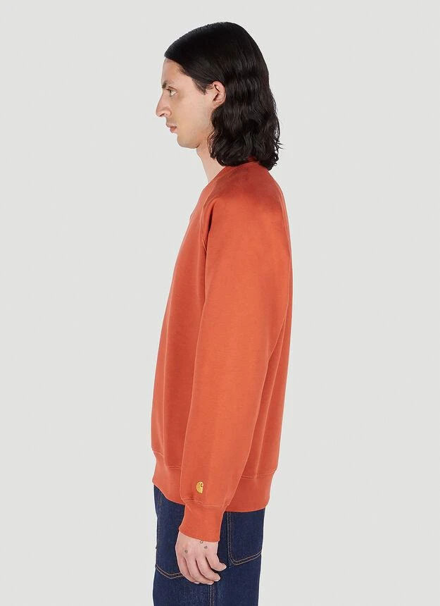 商品Carhartt WIP|Chase Sweatshirt in Orange,价格¥682,第3张图片详细描述