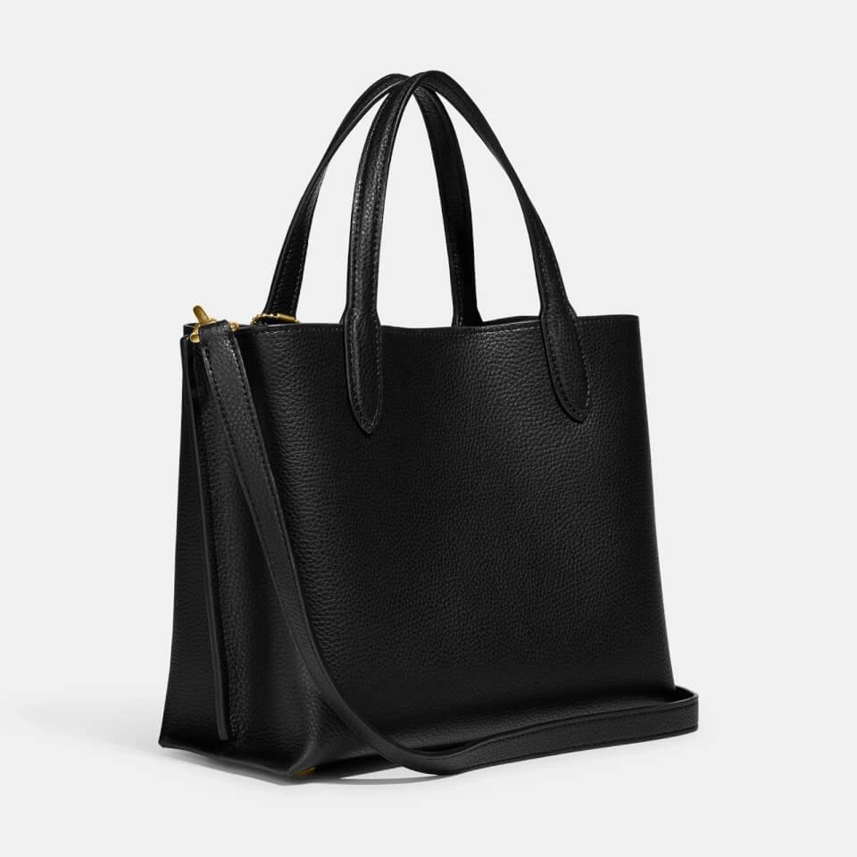 商品Coach|Coach Polished Pebble-Grain Willow 24 Tote Bag,价格¥2094,第4张图片详细描述