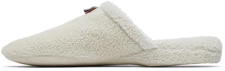 商品Thom Browne|白色徽标拖鞋,价格¥2419,第3张图片详细描述