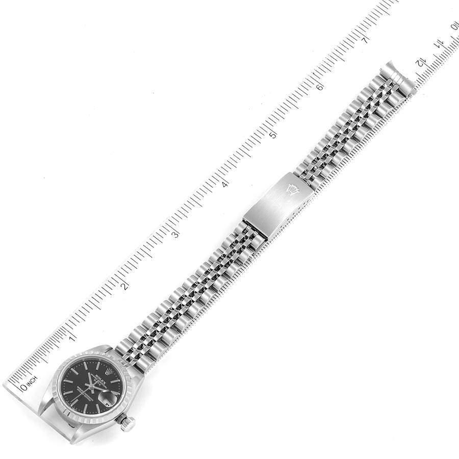 Rolex Black Stainless Steel Date 79240 Women's Wristwatch 26MM商品第10张图片规格展示