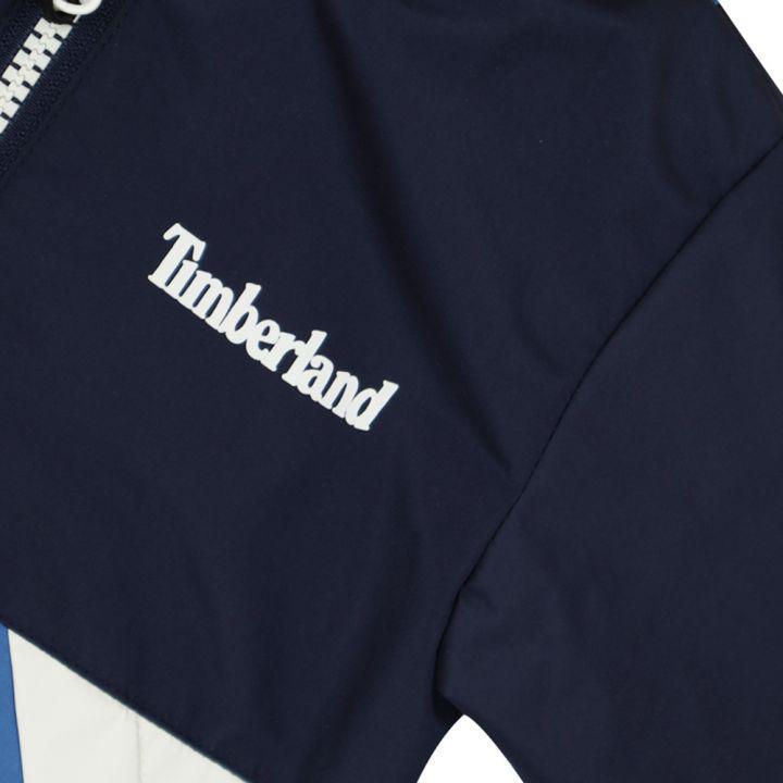 商品Timberland|Navy Hooded Windbreaker With Backpack,价格¥251,第4张图片详细描述