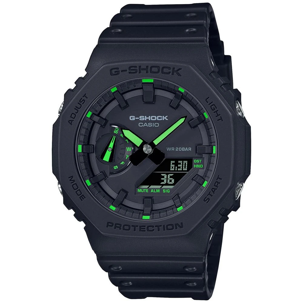 商品G-Shock|Men's Analog Digital Black Resin Strap Watch 45mm,价格¥741,第1张图片