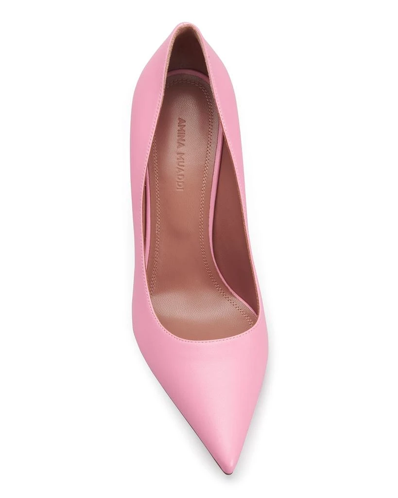 商品Amina Muaddi|Ami Lambskin Pedestal Pumps,价格¥2209,第5张图片详细描述