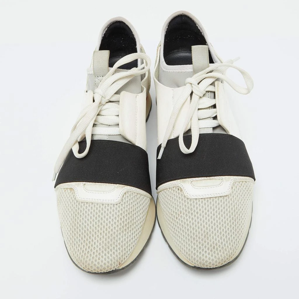 商品[二手商品] Balenciaga|Balenciaga Multicolor Leather,Mesh and Suede Race Runner Low Top Sneakers Size 40,价格¥1408,第3张图片详细描述