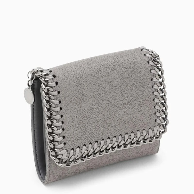 商品Stella McCartney|Light grey small Falabella wallet,价格¥2495,第1张图片