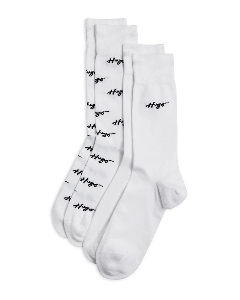 商品Hugo Boss|Logo Dress Socks, Pack of 2,价格¥79,第1张图片