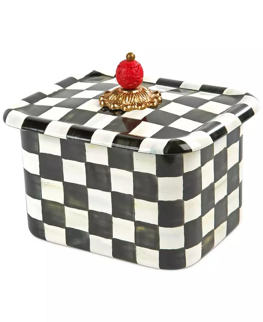 商品MacKenzie-Childs|Courtly Check Recipe Box,价格¥972,第1张图片