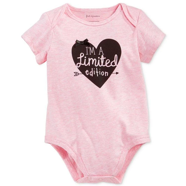 商品First Impressions|Limited Edition Bodysuit, Baby Girls, Created for Macy's,价格¥38,第1张图片