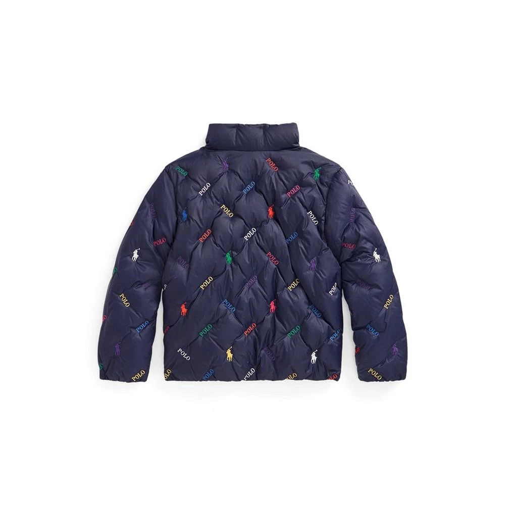 商品Ralph Lauren|Toddler and Little Girls Logo Down Jacket,价格¥482,第2张图片详细描述