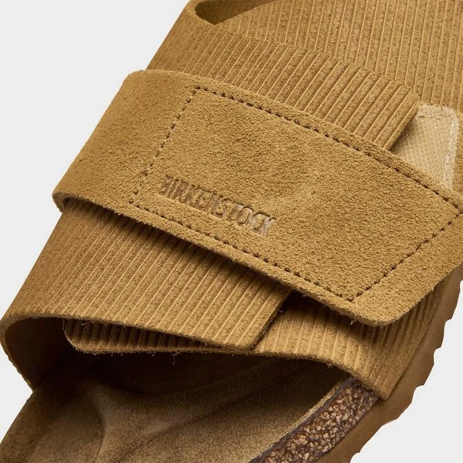 商品Birkenstock|Birkenstock Kyoto Suede Embossed Slide Sandals,价格¥595,第3张图片详细描述
