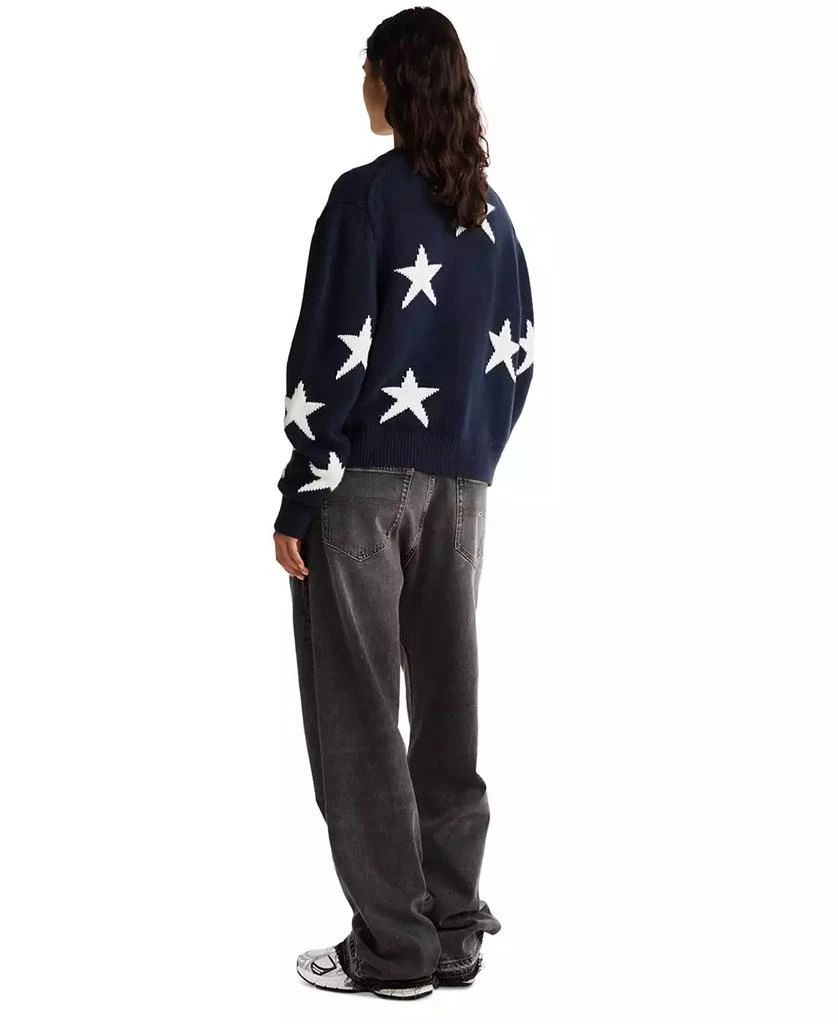 商品Tommy Jeans|Women's Star-Pattern V-Neck Cardigan,价格¥769,第2张图片详细描述