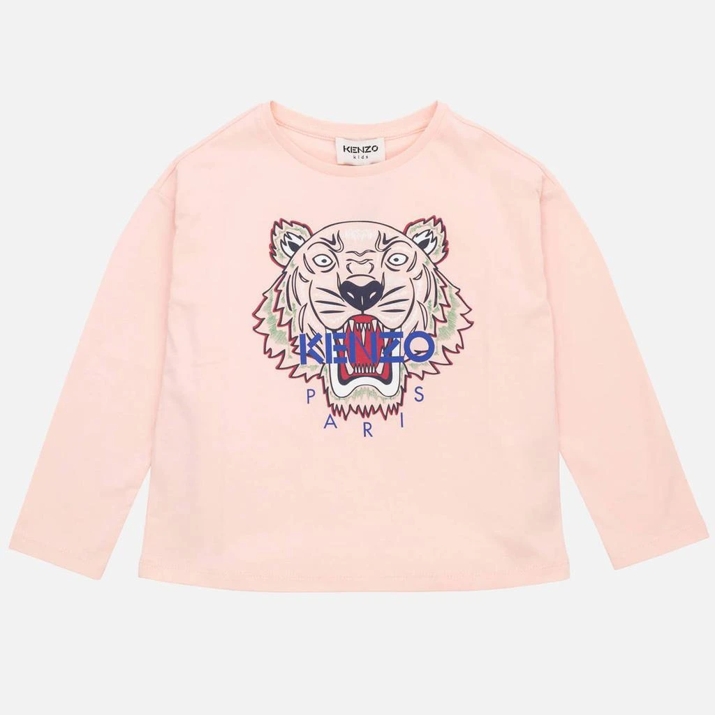 商品Kenzo|KENZO Girls' Long Sleeve Cotton-Jersey T-Shirt,价格¥322,第1张图片