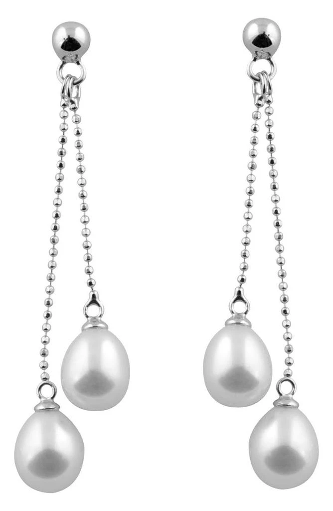 商品Splendid Pearls|Dangling Pearl Drop Earrings,价格¥413,第1张图片