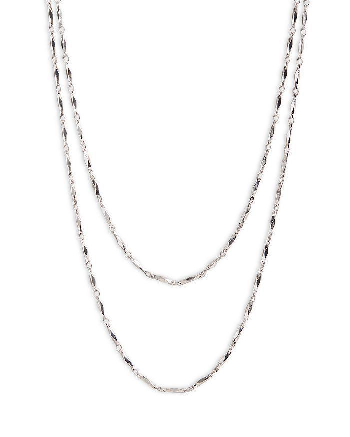 商品Ted Baker London|Sparkia Sparkle Chain Long Wrap Necklace in Silver Tone, 48"-50",价格¥423,第3张图片详细描述