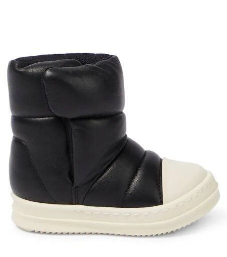 商品Rick Owens|婴幼儿 — Puffer填充皮革靴子,价格¥4128,第3张图片详细描述