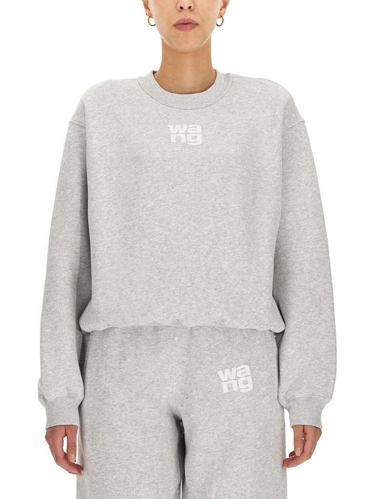 商品Alexander Wang|SWEATSHIRT WITH EMBOSSED LOGO,价格¥1498,第1张图片