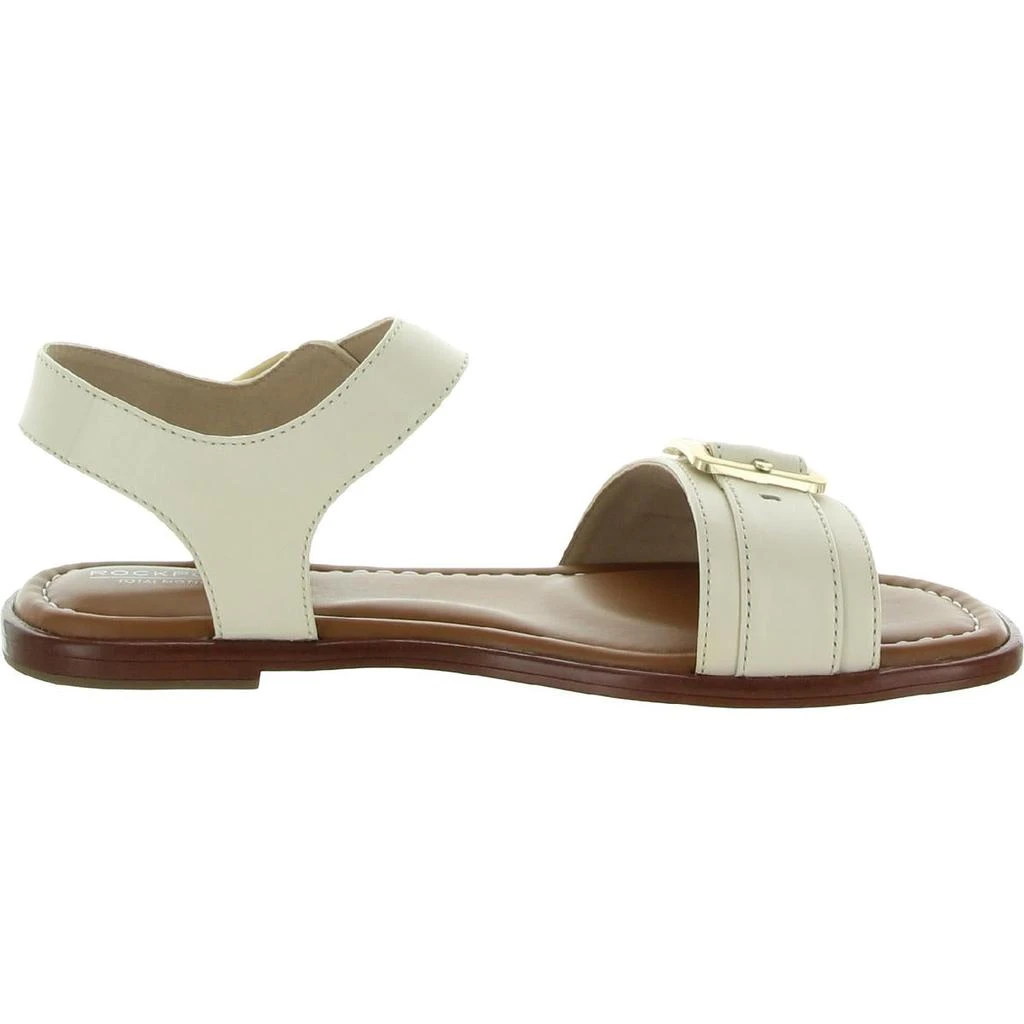 商品Rockport|Rockport Womens TM Zadie Buckle Leather Ankle Strap Flats,价格¥108,第2张图片详细描述