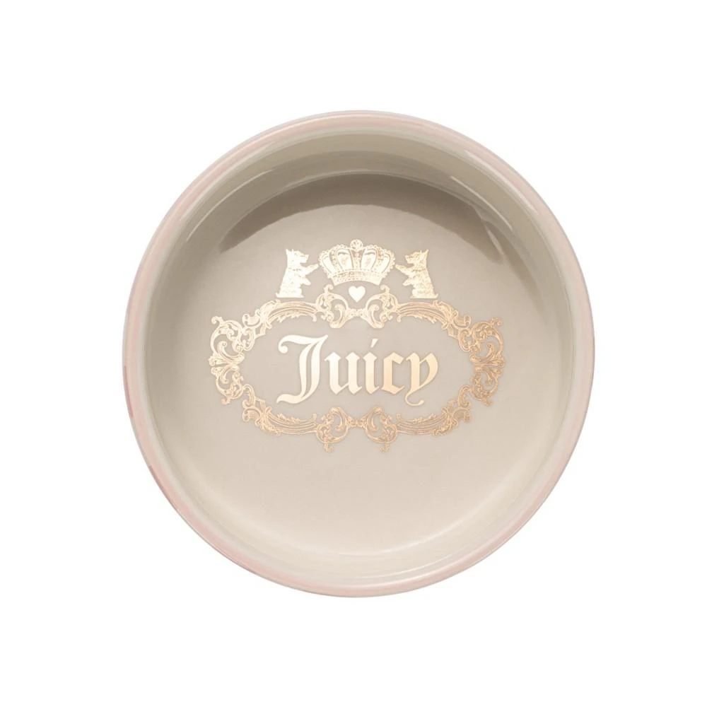 商品Juicy Couture|2-Piece 16 oz Ceramic Bowl Set, Rose Stripe,价格¥188,第3张图片详细描述