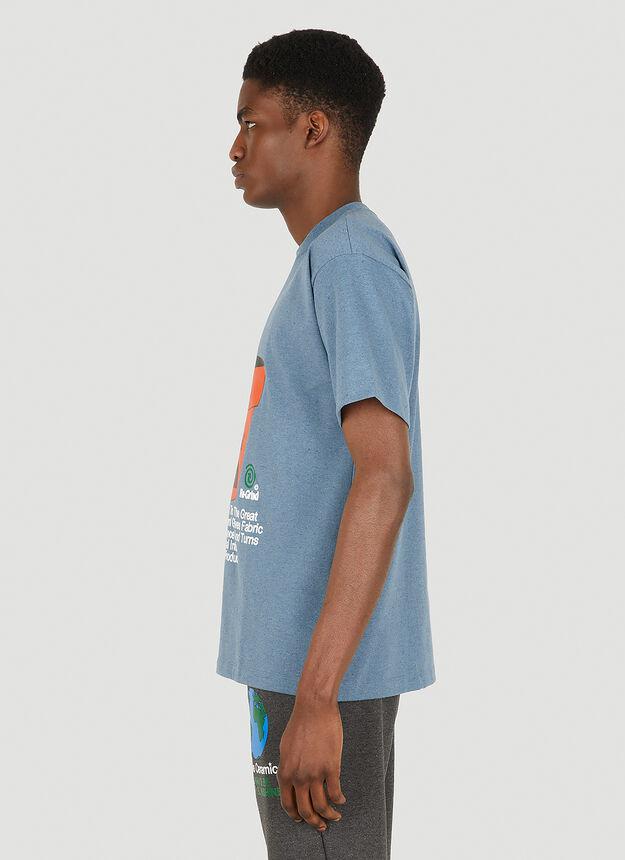 x Online Ceramics Graphic T-Shirt in Blue商品第3张图片规格展示
