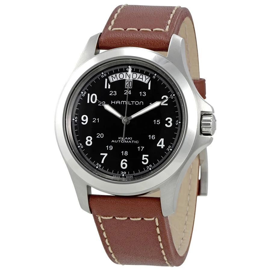 商品Hamilton|Khaki King Series Automatic Men's Watch H64455533,价格¥3930,第1张图片