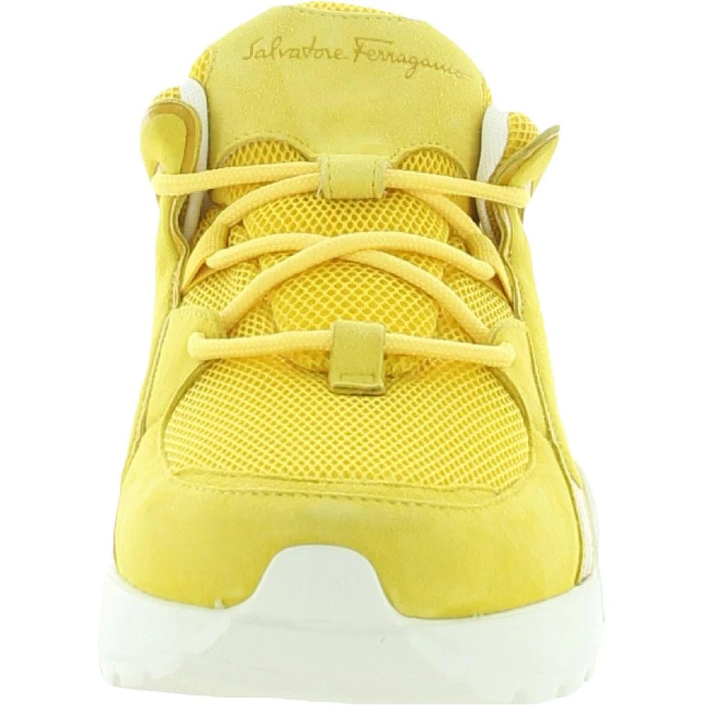 商品Salvatore Ferragamo|Salvatore Ferragamo Womens Skylar Suede Lace-Up High-Top Sneakers,价格¥1405,第3张图片详细描述