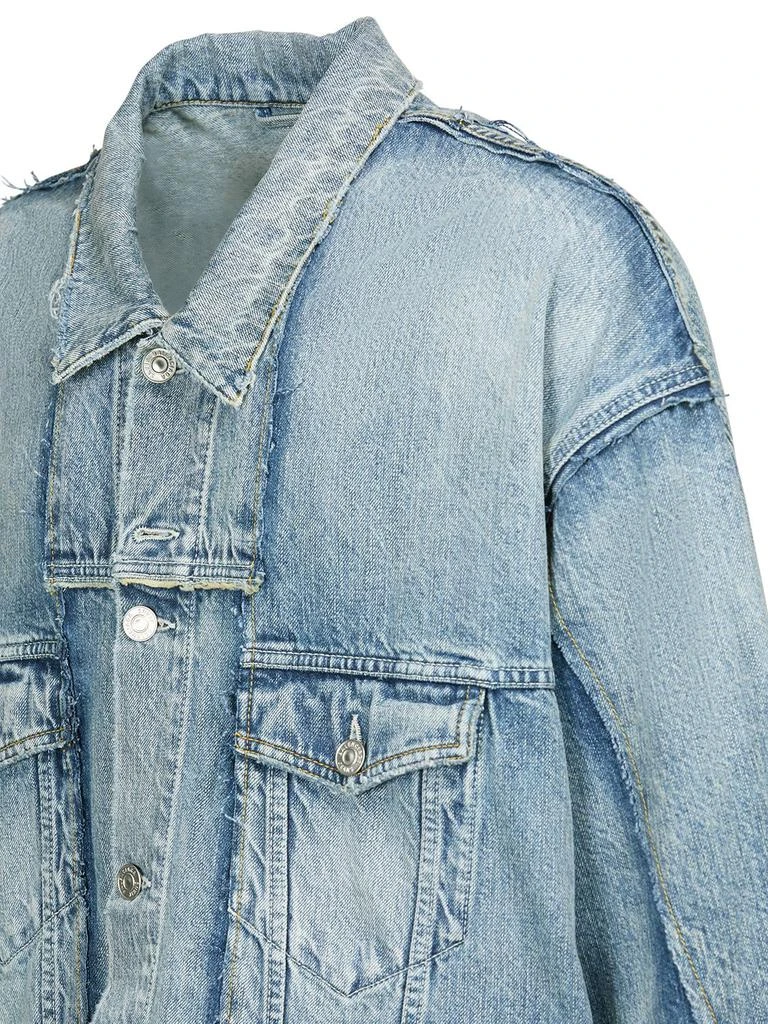 商品Balenciaga|Cut-up Cotton Denim Jacket,价格¥13842,第3张图片详细描述