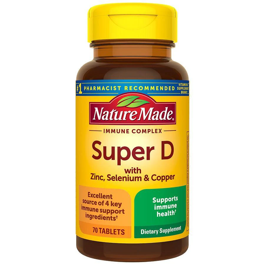 商品Nature Made|Super D Immune Complex Tablets,价格¥142,第1张图片