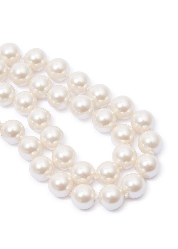 Graziella orb faux pearl choker商品第4张图片规格展示