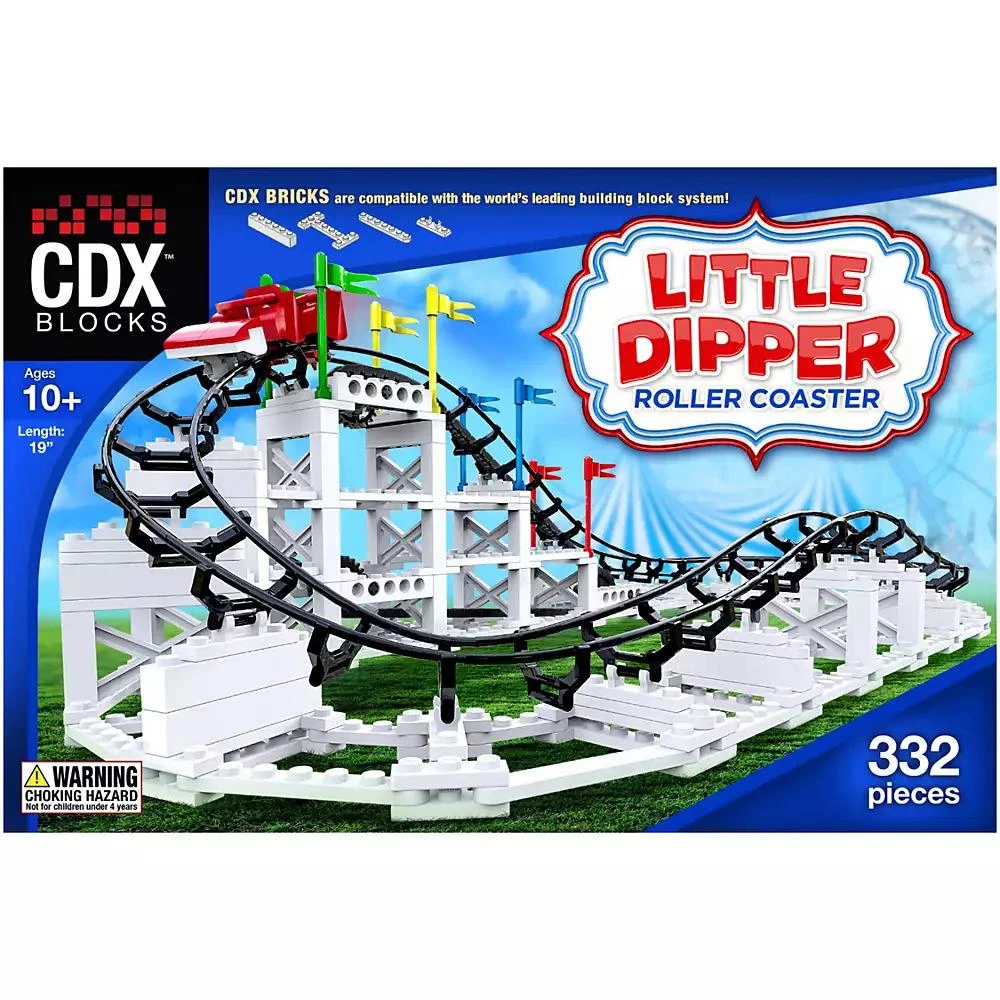 CDX Blocks Brick Construction Little Dipper Roller Coaster Building Set 商品