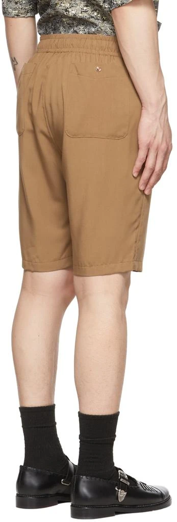 商品Needles|Brown Rayon Shorts,价格¥293,第3张图片详细描述