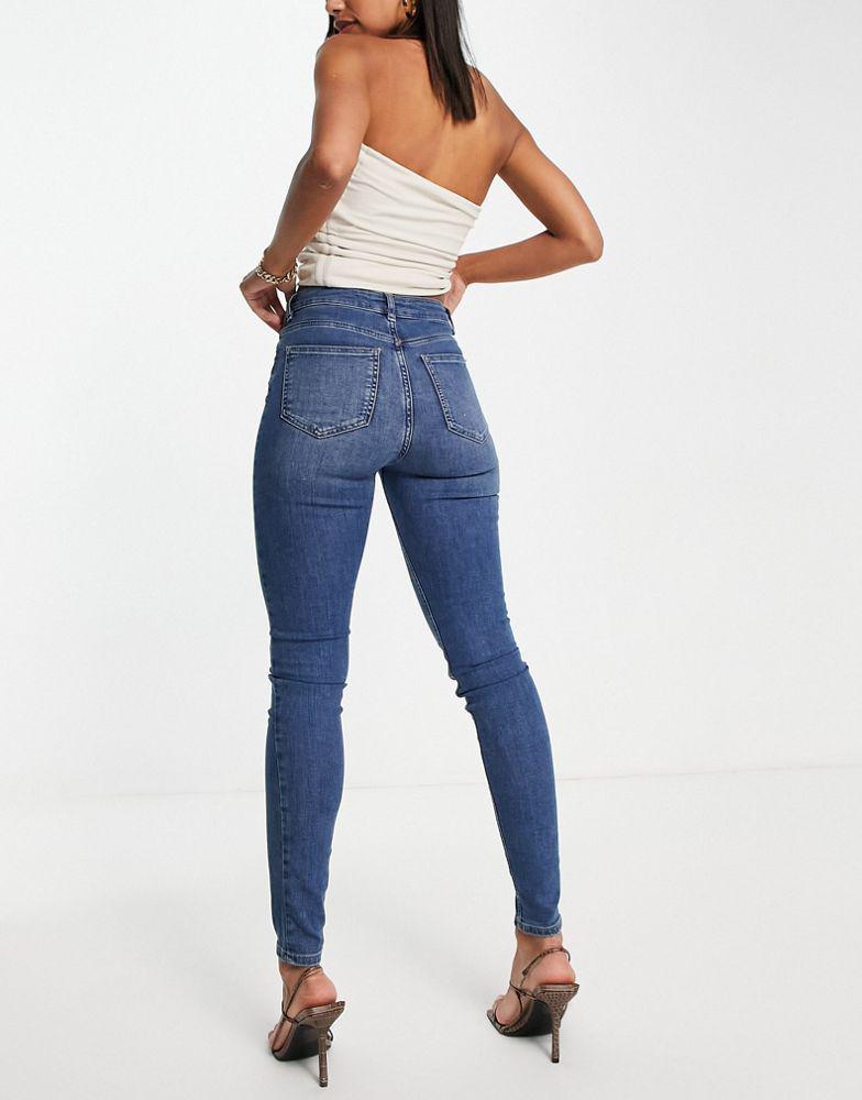 商品ASOS|ASOS DESIGN ultimate skinny jeans in authentic mid blue,价格¥217,第6张图片详细描述