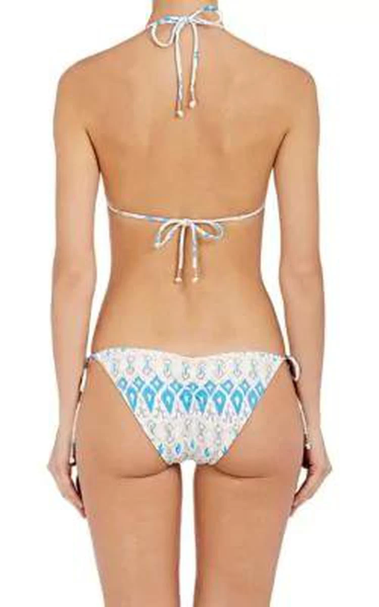 商品Eberjey|Gisele Ikat-Inspired String Bikini Top,价格¥362,第2张图片详细描述