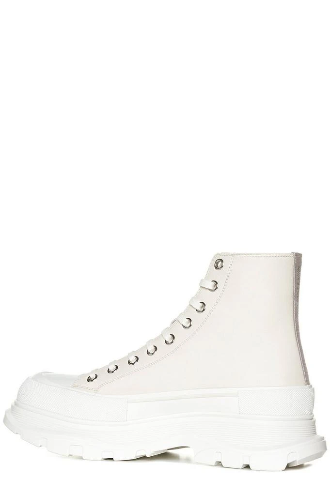 商品Alexander McQueen|Alexander McQueen Lace-Up Chunky Boots,价格¥3374,第3张图片详细描述