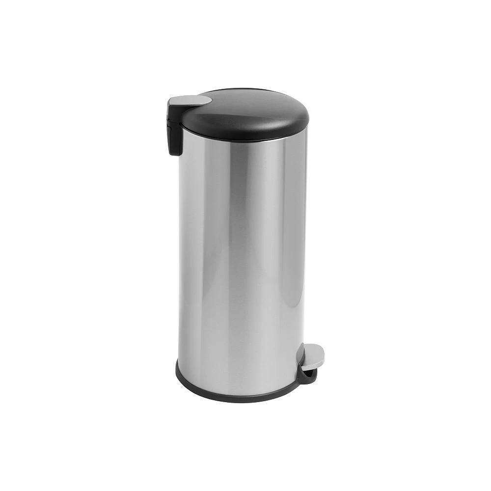 30L Soft-Close Round Stainless Steel Trash Can 商品