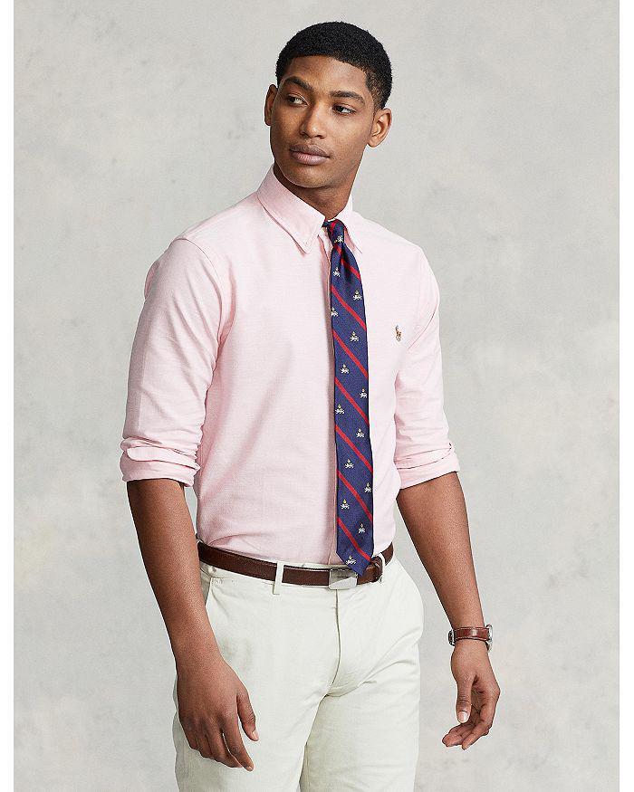 商品Ralph Lauren|Long Sleeve Cotton Oxford Button Down Shirt - Classic & Slim Stretch Fits,价格¥846,第1张图片