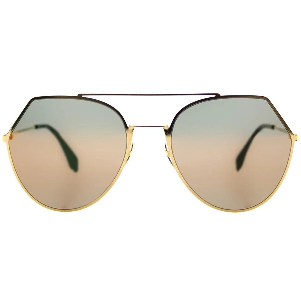 商品Fendi|FEN Eyeline FF 0194 001 Unisex Aviator Sunglasses,价格¥747,第2张图片详细描述