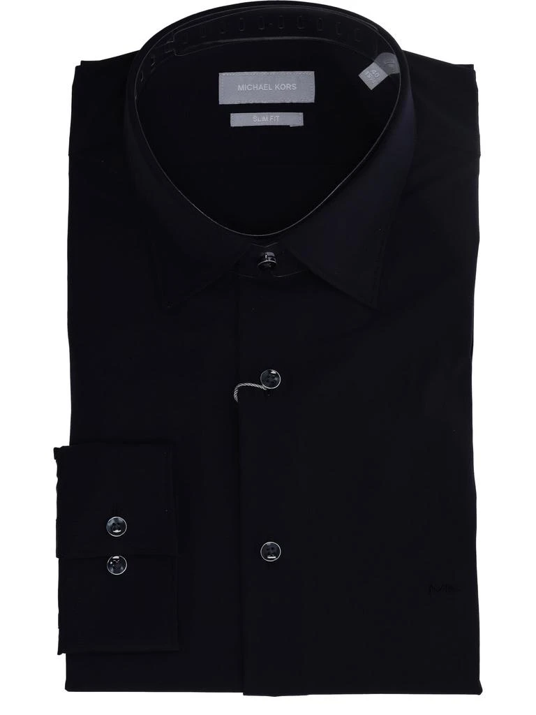 商品Michael Kors|Slim Fit Black Performance Shirt,价格¥959,第1张图片