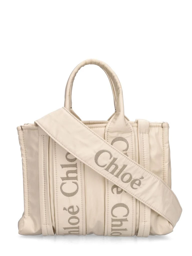 商品Chloé|Mini Woody Nylon Top Handle Bag,价格¥8637,第5张图片详细描述