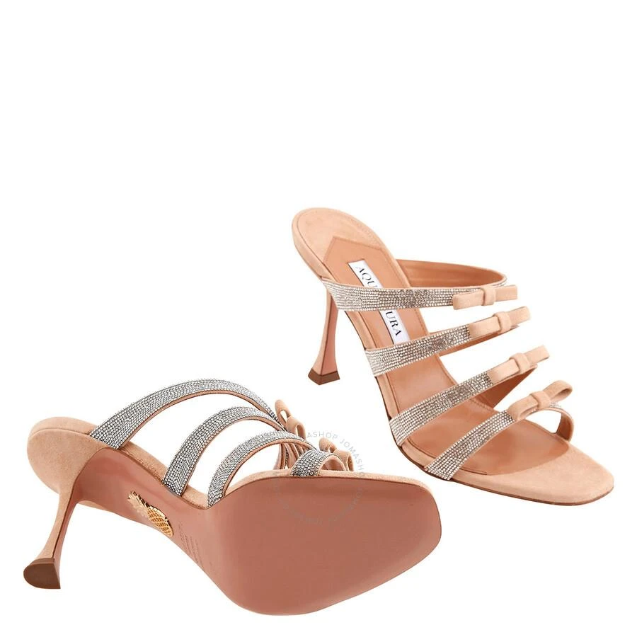 商品Aquazzura|Ladies New Nude Tali 85 Bow Detail Sandals,价格¥2130,第2张图片详细描述