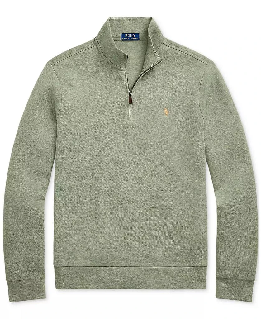商品Ralph Lauren|Men's Double-Knit Mesh Quarter-Zip Pullover,价格¥1094,第5张图片详细描述