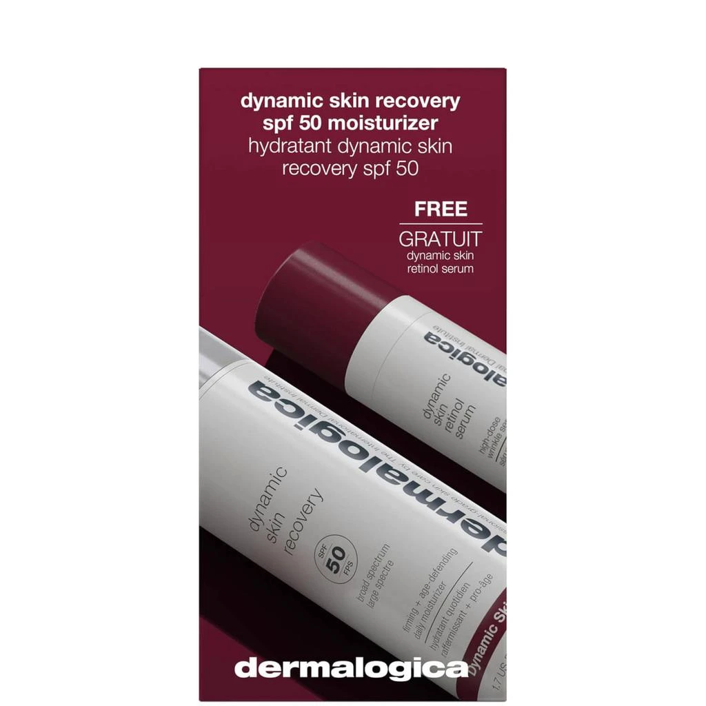 商品Dermalogica|Dermalogica Dynamic Skin Recovery SPF 50 with Travel Size Dynamic Skin Retinol Serum Set,价格¥647,第1张图片