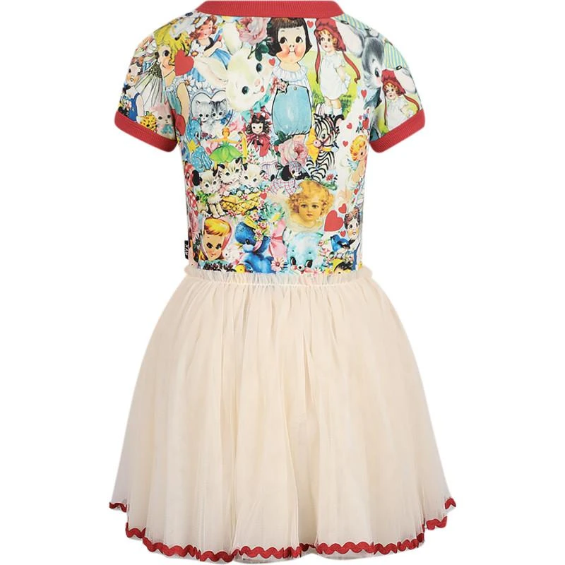 商品Rock Your Baby|Decoupage circus tutu dress in cream,价格¥1014,第2张图片详细描述