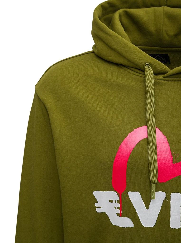 商品Evisu|Evisu X Sfera Ebbast Logo Print Drawstring Hoodie,价格¥1706,第3张图片详细描述