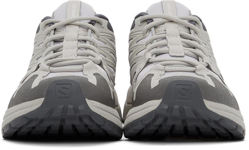 Off-White & Grey Odyssey Mid Advanced Sneakers商品第2张图片规格展示