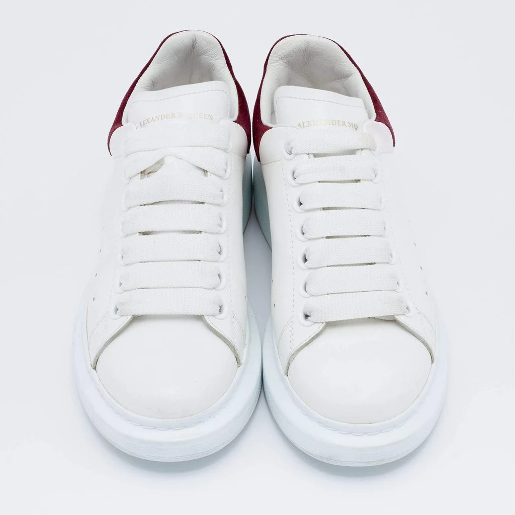 商品[二手商品] Alexander McQueen|Alexander McQueen White Leather Oversized Low Top Sneakers Size 35.5,价格¥1652,第3张图片详细描述